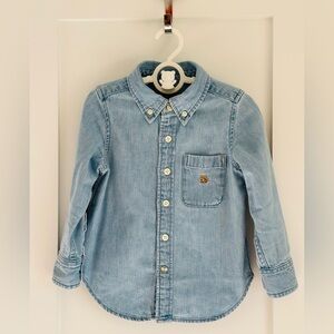 GAP Light Blue Kids Button Down Shirt